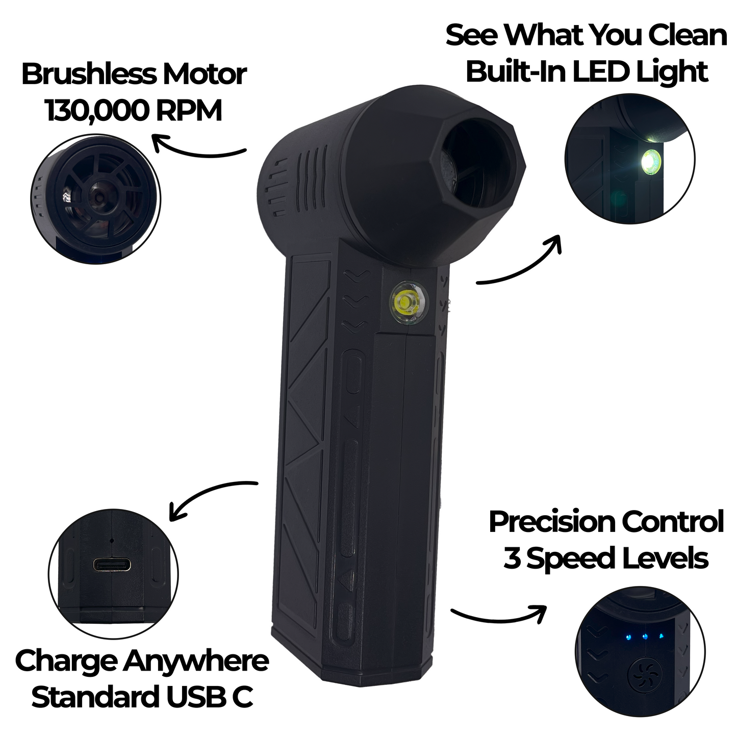 Jet & Flow™ Mini Jet Air Blower